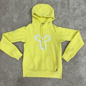 TNA BALTIC LOGO YELLOW HOODIE SIZE XS